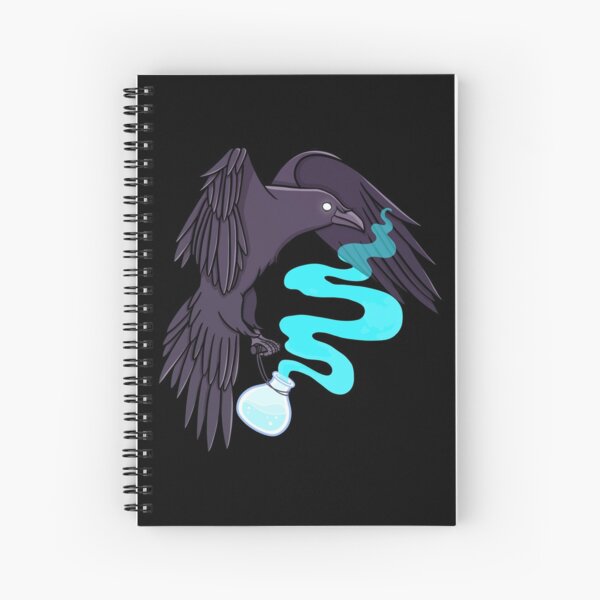 Raven Familiar // Potion | Nikury Spiral Notebook