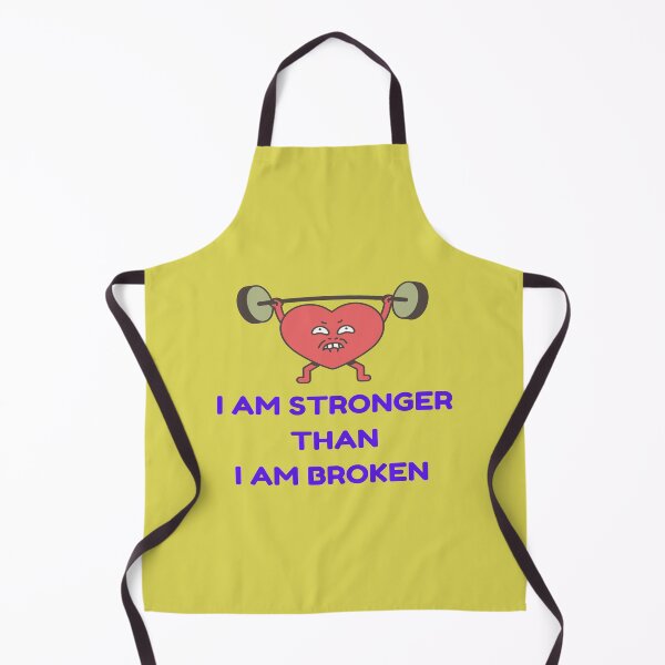 Item preview, I AM STRONGER THAN I AM BROKEN - Quote designed and sold by PraArts2002.