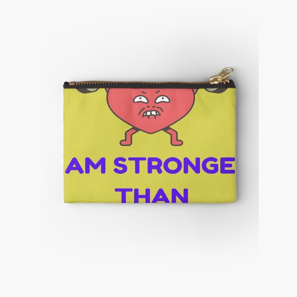 Item preview, I AM STRONGER THAN I AM BROKEN - Quote designed and sold by PraArts2002.