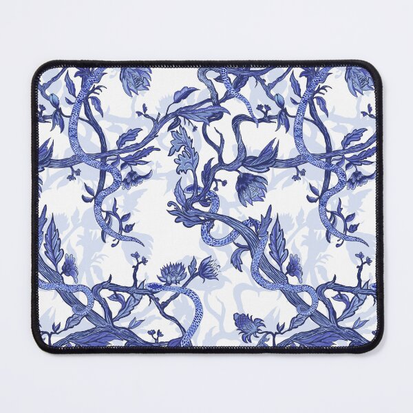 Item preview, Indigo Snake Chinoiserie designed and sold by Brittany Lane Allen.