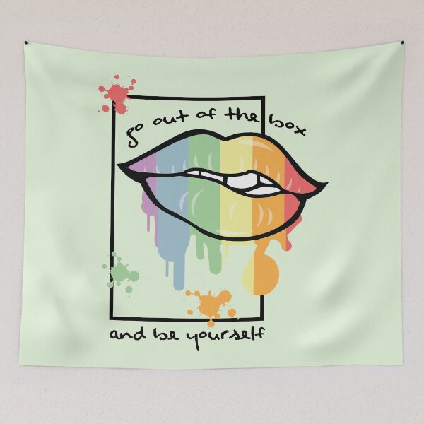Item preview, Go Out of the Box and Be Yourself, Pride Design designed and sold by Koala Designs.