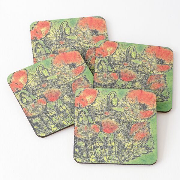 Item preview, Paint and Ink Poppies designed and sold by Jan Palmer.