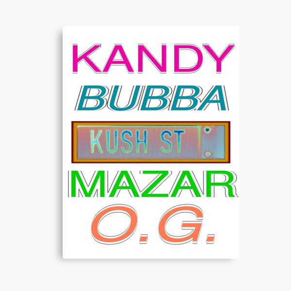 Kush Street - Strain Canvas Print