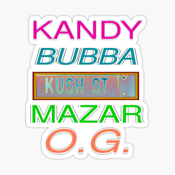 Kush Street - Strain Sticker