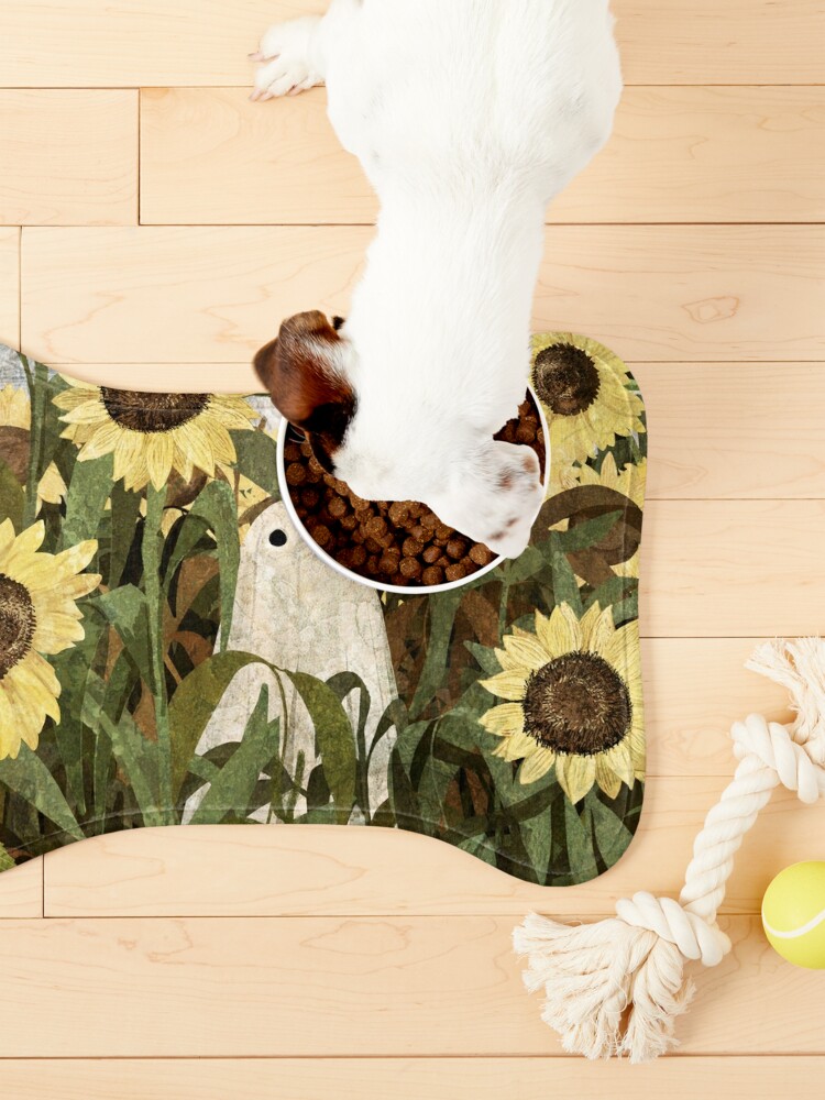 Discover Sunflowers  - Pet bowl mat