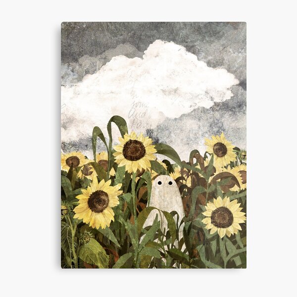 Aperçu de l'œuvre Il y a encore un fantôme dans le champ de tournesols... créée et vendue par katherineblower.