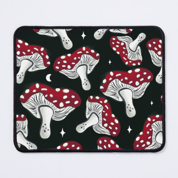 Item preview, Watercolor Mushrooms, Cute Mushroom Witchy Pattern designed and sold by witchlingart.