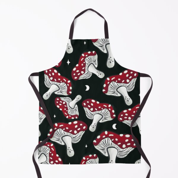 Item preview, Watercolor Mushrooms, Cute Mushroom Witchy Pattern designed and sold by witchlingart.