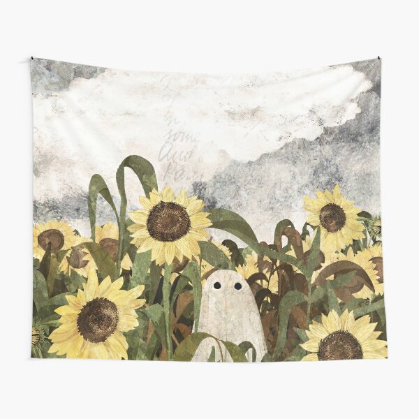 There's A Ghost in the Sunflower Field Again... Tapestry