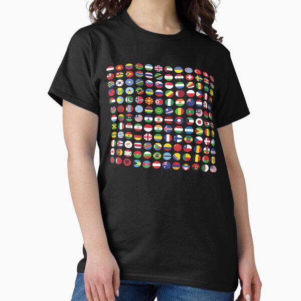 Item preview, Flags of the world quiz, cool travel,learning kids graphic world geography,international student school  designed and sold by Ramashirt.