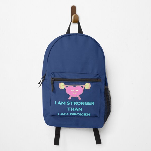 Item preview, I AM STRONGER THAN I AM BROKEN - Quote designed and sold by PraArts2002.