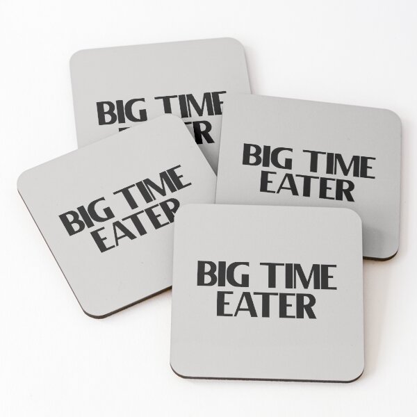 Item preview, Big Time Eater - Bold Black Text designed and sold by Chubuter.