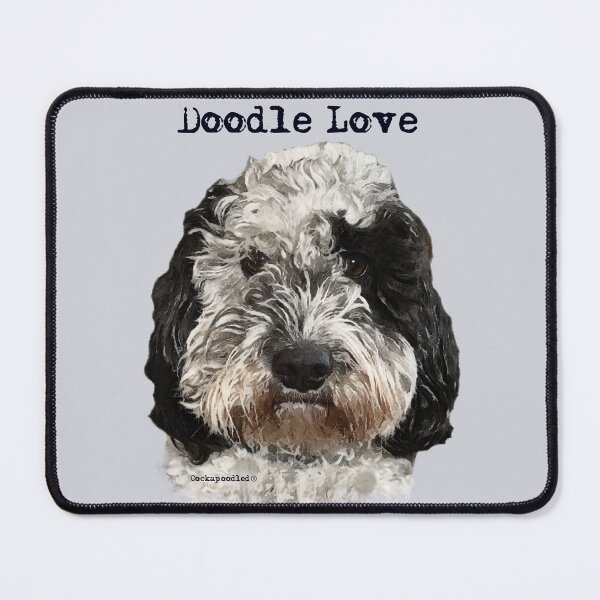 Item preview, Black and White Doodle Dog  designed and sold by Happy Dog Doodles.