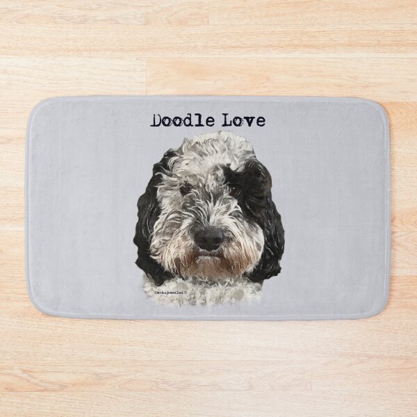 Item preview, Black and White Doodle Dog  designed and sold by Happy Dog Doodles.