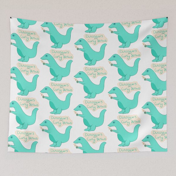 Item preview, Dinosaurs for Curly Straws designed and sold by FloppyBunnie.