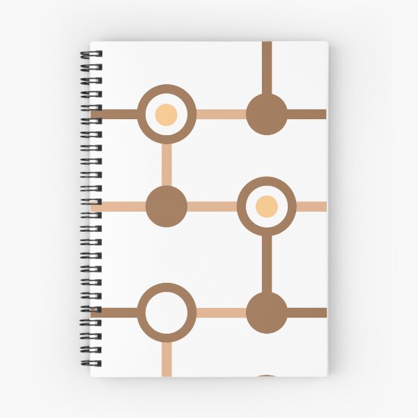 Item preview, Brown Circle Link Geometric Pattern designed and sold by Moyanana.