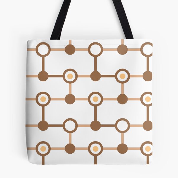 Item preview, Brown Circle Link Geometric Pattern designed and sold by Moyanana.