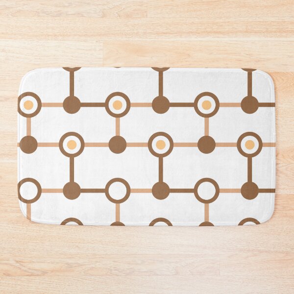 Item preview, Brown Circle Link Geometric Pattern designed and sold by Moyanana.