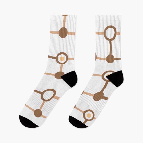 Item preview, Brown Circle Link Geometric Pattern designed and sold by Moyanana.