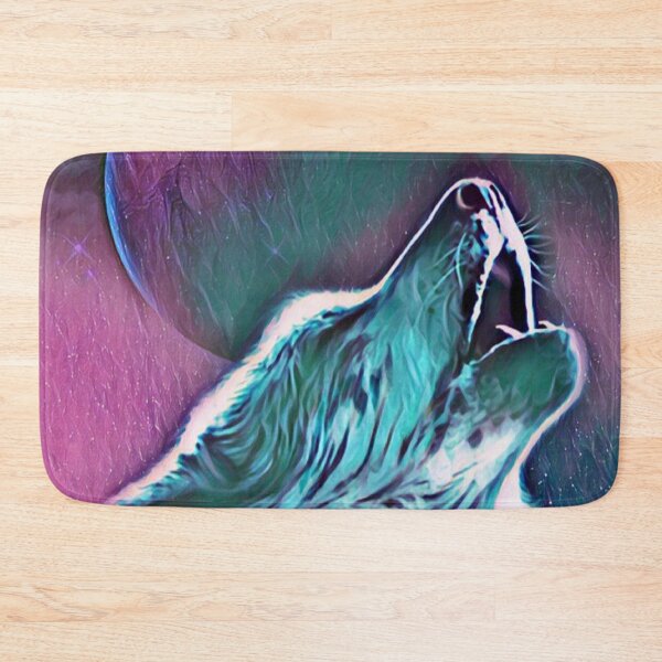 Item preview, Wolf howling at the Moon designed and sold by MerWishes.