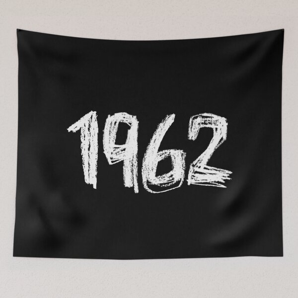 Aperçu de l'œuvre 1962 Anniversaire, Année de naissance 1962, Né en 1962 créée et vendue par badlydrawnbabe.