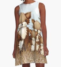 Little Foxes A-Line Dress