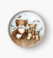 Little Foxes Clock