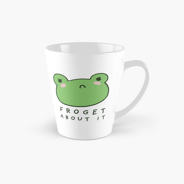 Item preview, Froget About It: Cute Grumpy Frog with a Funny Frogge Pun, Kawaii Froggy Face Meme, Sarcastic Italian "Forget About It" Saying designed and sold by MinistryOfFrogs.