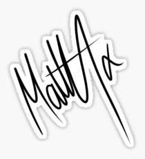 Matty Healy Autograph Sticker