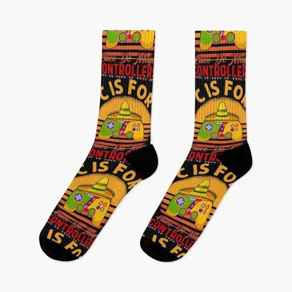 Item preview, C Is For Controller Cinco De Mayo Proud Mexican Gamer designed and sold by haselshirt.