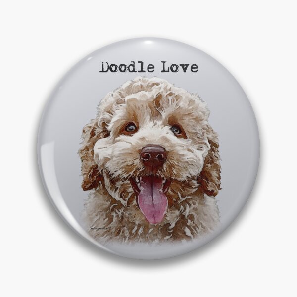 Item preview, Golden Apricot Doodle Dog  designed and sold by Happy Dog Doodles.