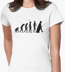 Dark side of Evolution Women's Fitted T-Shirt