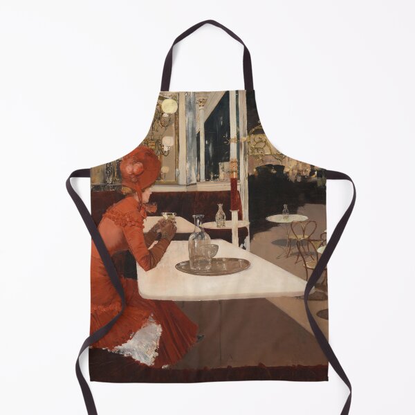 Item preview, In the Cafe | Fernand Lungren | 1884 Paris Cafe Art designed and sold by CJET.