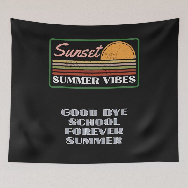 Item preview, Sunset summer vibes good bye school forever summer designed and sold by klimov0101.