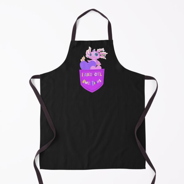 Item preview, I Axolotl Questions, Axlotl, Purple heart, funny and cute watercolor design, I ask a lot of questions! designed and sold by zicutza.