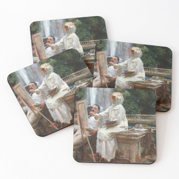 Item preview, The Fountain, Villa Torlonia, Frascati, Italy | John Singer Sargent | 1907 Art designed and sold by CJET.