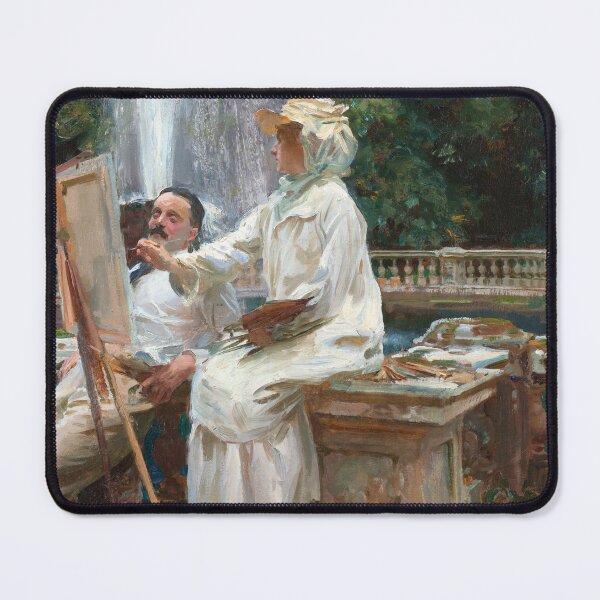 Item preview, The Fountain, Villa Torlonia, Frascati, Italy | John Singer Sargent | 1907 Art designed and sold by CJET.