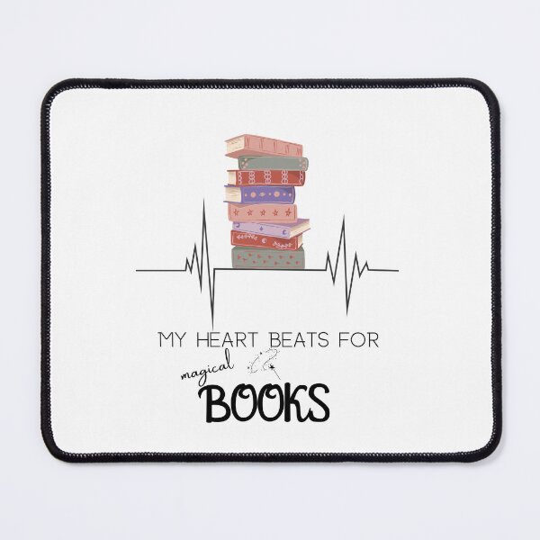 Item preview, My heart beats for magical books designed and sold by Karenamoon.