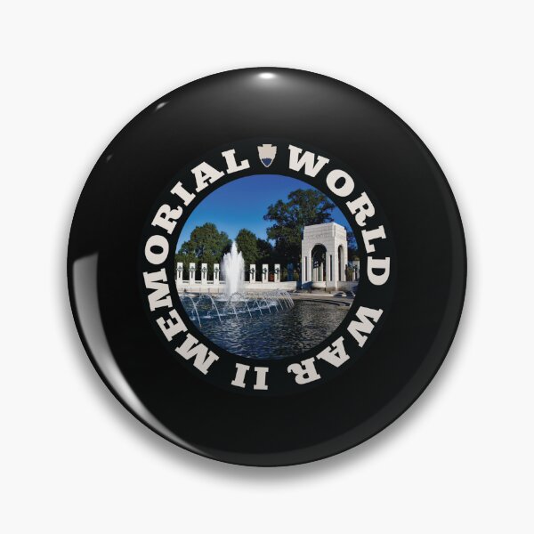 Item preview, World War Ii Memorial Circle Sticker designed and sold by janlzmaude.