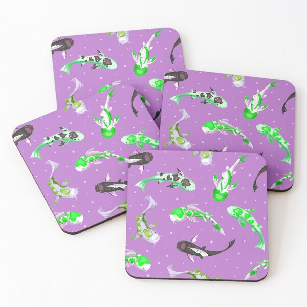 Item preview, Japanese Style Koi Carps Pattern Japanese Fishes Aesthetic Artwork  designed and sold by SoccaTamam.