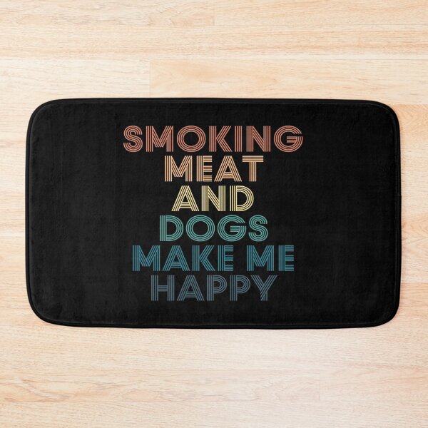 Item preview, Smoking Meat And Dogs Make Me Happy- Gift for Smoking Meat & Dogs Fans designed and sold by kindxinn.