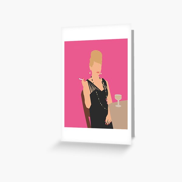 Betty Draper Mad Men Greeting Card
