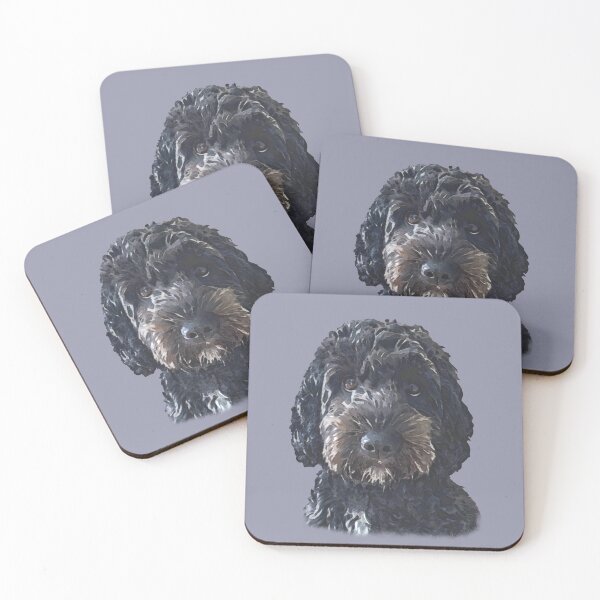 Item preview, Black Cockapoo / Doodle Dog designed and sold by Happy Dog Doodles.