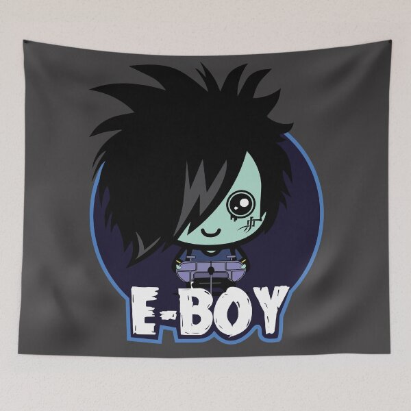 Item preview, Cute E-Boy Illustration designed and sold by WilliamByte.