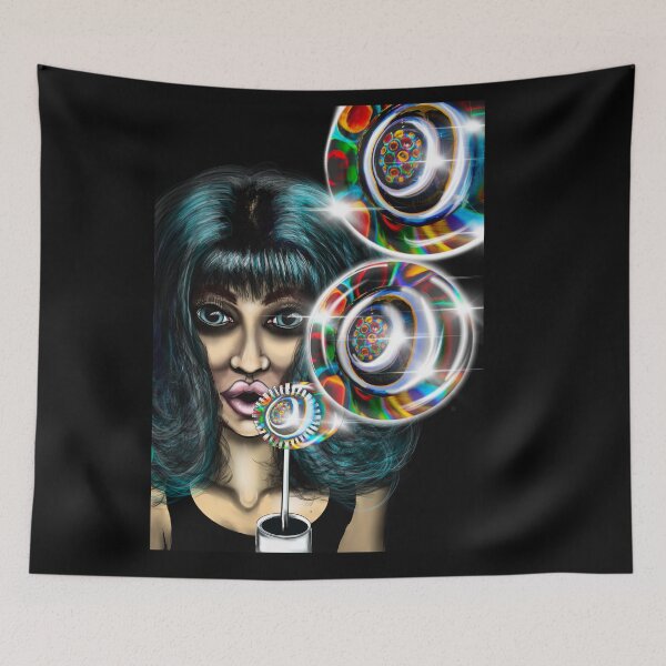 Item preview, Rainbow Bubbles designed and sold by nikisteelglass.
