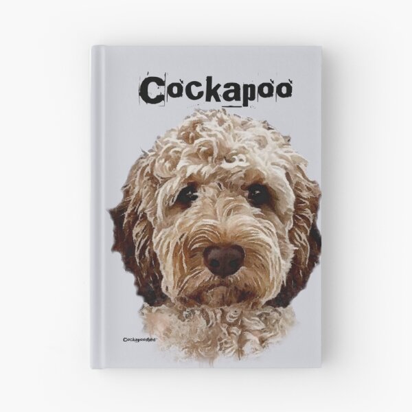 Item preview, Brown and White Cockapoo Dog  designed and sold by Happy Dog Doodles.