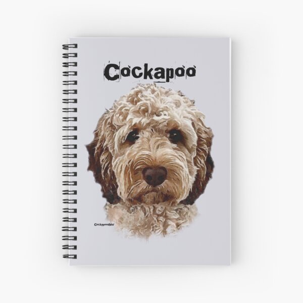 Item preview, Brown and White Cockapoo Dog  designed and sold by Happy Dog Doodles.