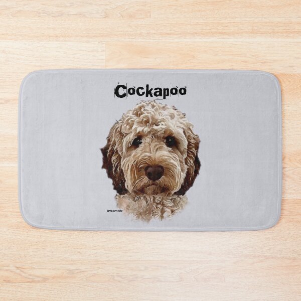 Item preview, Brown and White Cockapoo Dog  designed and sold by Happy Dog Doodles.