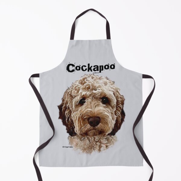 Item preview, Brown and White Cockapoo Dog  designed and sold by Happy Dog Doodles.