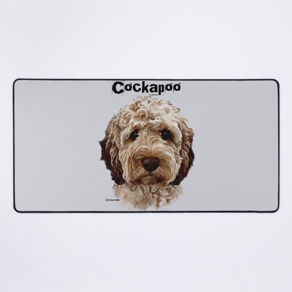 Item preview, Brown and White Cockapoo Dog  designed and sold by Happy Dog Doodles.